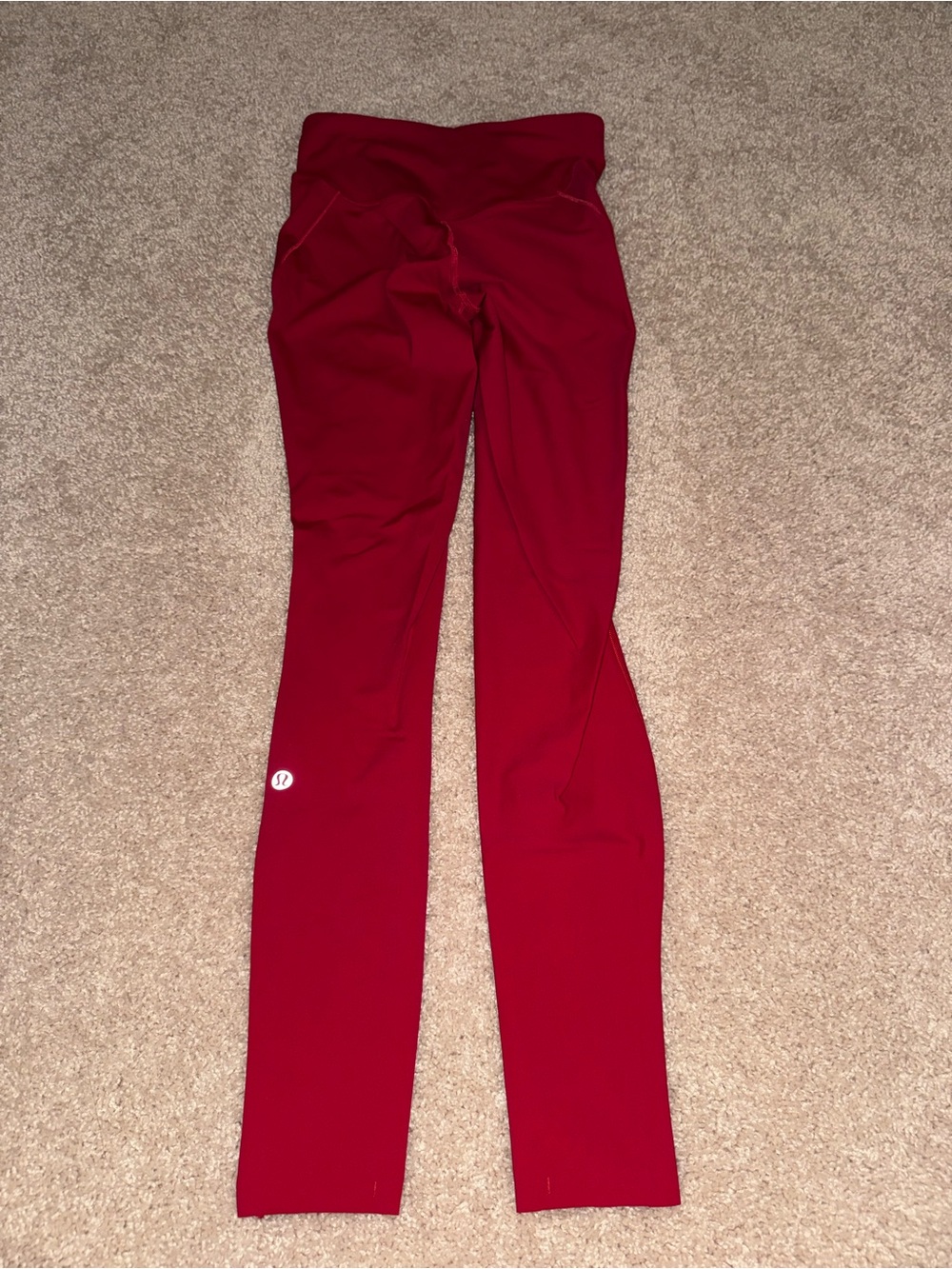 lululemon athletica Women's Red High-Rise Leggings
